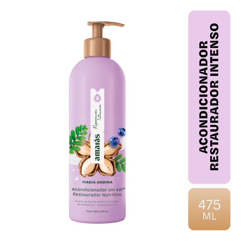Acondicionador Amarás Magia Andina Envase 475 mL