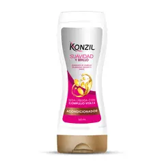 KONZIL - Acondicionador Suavidad y Brillo Seda Líquida Envase 340 mL