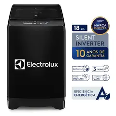 ELECTROLUX - Lavadora Inverter 18Kg Negro