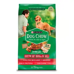 DOG CHOW - Alimento para perro Adulto Mediano y grande 15 kg