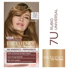 EXCELLENCE - Tinte Sin Amoniaco Tono 7U Rubio
