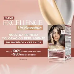 EXCELLENCE - Tinte Sin Amoniaco Tono 4U Castaño