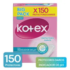 KOTEX - Protectores Diarios Indicador PH Pack 150 Und