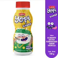 LAIVE - Alimento Lácteo Yopishake Vainilla Botella 180 g