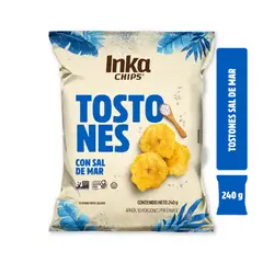 INKA CHIPS - Tostones con Sal de Mar Bolsa 240 g