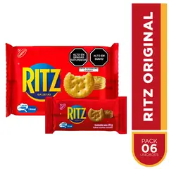 RITZ - Galletas Plain Empaque 6 Und