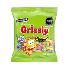 GRISSLY - Gomitas Gusanos Bolsa 80 g
