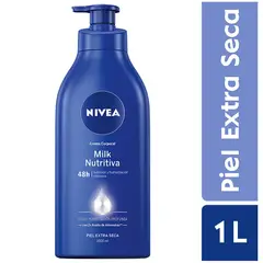 NIVEA - Loción Corporal Milk Nutritiva Envase 1 L