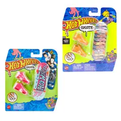 HOT WHEELS - Skate Patineta con Tenis Sorpresa