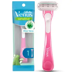 GILLETTE - Máquina de Afeitar Venus Sensitive Aloe Vera Empaque 1 Und