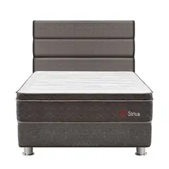 FORLI - Dormitorio America Sirius King + Cabecera Sup Marrón