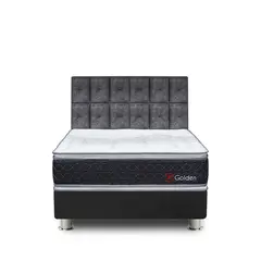 FORLI - Dormitorio America Golden King + Cabecera Kimiko