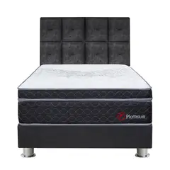 FORLI - Dormitorio America Platinium 2 Plazas + Cabecera Kimiko