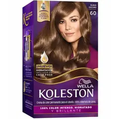KOLESTON - Kit Tinte Capilar Tono 60 Rubio Oscuro