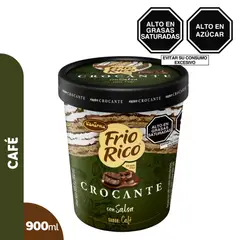 D'ONOFRIO - Helado Frio Rico Crocante con Salsa Café Pote 900 mL