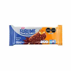 SUBLIME - Helado en Paleta Dúo Vainilla Lúcuma