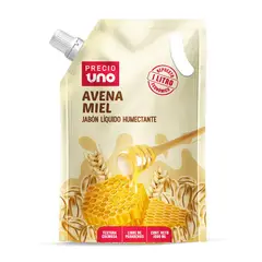 PRECIO UNO - Jabón Líquido Humectante Avena Miel Doypack 1 L