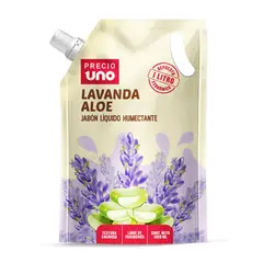 PRECIO UNO - Jabón Líquido Humectante Lavanda Aloe Doypack 1 L