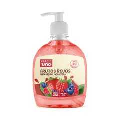 PRECIO UNO - Jabón Líquido Antibacterial Frutos Rojos Envase 400 mL