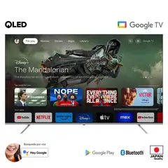 JVC - Televisor LED 86" QLED Google TV
