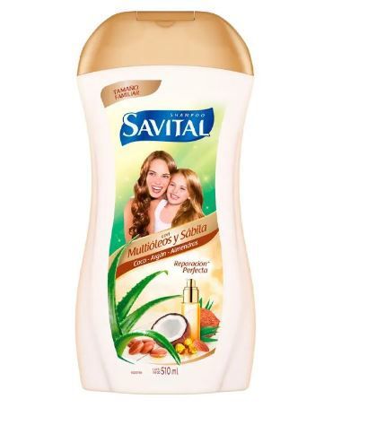 Shampoo Multioleos Sábila Botella 510 mL