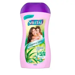 SAVITAL - Shampoo Colágeno Sábila Botella 510 mL