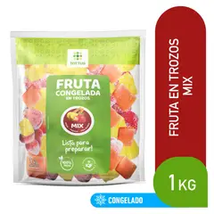 TOTTUS - Mix Fresa Papaya y Piña Congelada en Trozos Bolsa 1 Kg