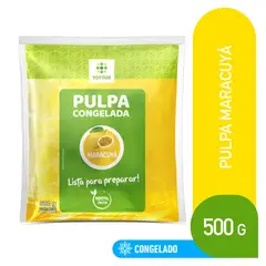 TOTTUS - Pulpa de Maracuyá Congelada Empaque 500 g
