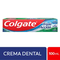 COLGATE - Crema Dental Triple Acción Menta Caja 100 mL