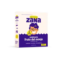 ZANA - Endulzante Fruto del Monje Caja 40 Sobres