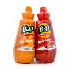 undefined - Pack B&D Ketchup 425 g + Mostaza 425 g