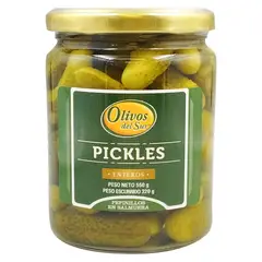 OLIVOS DEL SUR - Pickles Entero Envase 550 g