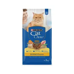 CAT CHOW - Alimento para Gatos ESTERILIZADOS bolsa 3 kg