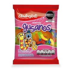 AMBROSOLI - Goma Gelatina Gusanos Surtido Bolsa 90 g