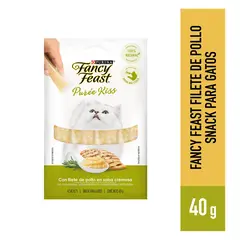 FANCY FEAST - Alimento Húmedo Puree Kiss Pollo Empaque 4 Und