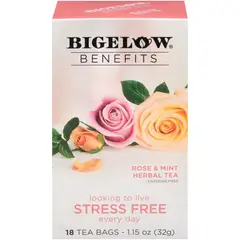 BIGELOW BENEFITS - Infusión Rose Mint Caja 18 Und
