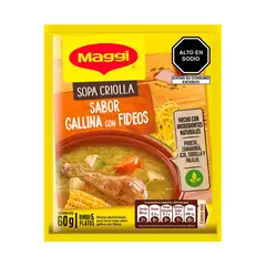 MAGGI - Mezcla Para Sopa Sabor Gallina Con Fideos Bolsa 60 g