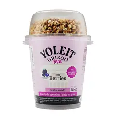YOLEIT - Yogurt Griego Berries con Granola Envase 125 g
