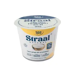 TIGO - Yogurt Griego Straal Natural Envase 150 g