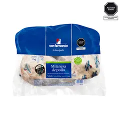 SAN FERNANDO - Milanesa Apanada De Pollo 1 kg