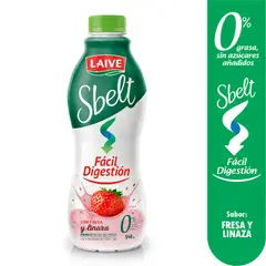 LAIVE - Yogurt Sbelt Fresa Linaza Botella 946 g