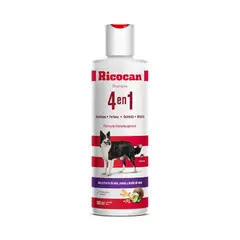 RICOCAN - Shampoo 4 en 1 para Perros Botella 380 mL