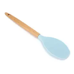 CASA JOVEN - Cuchara Silicona Mango Madera