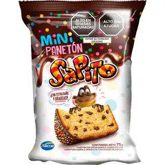 SAPITO - Mini Panetón Bolsa x 75 g