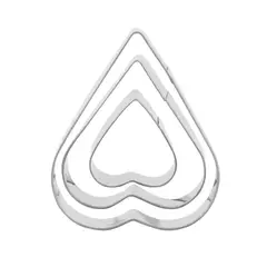 CASA JOVEN - Set Cortador de Galletas Acero Inoxidable 3 Piezas