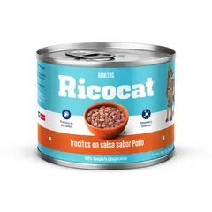 RICOCAT - Trocitos En Salsa Sb Pollo Adulto 190 gr