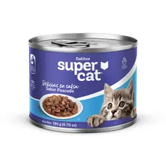 SUPERCAT - Delicias Salsa Pescado Cachorro 190 gr