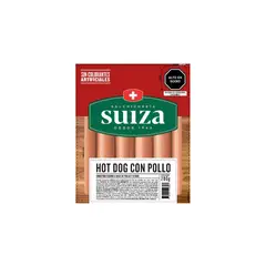 SUIZA - Hot Dog con Pollo Empaque 200 g