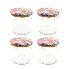 CASA JOVEN - Set x 4 Frasco Conservero 250mL Cuadrado