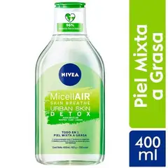 Nivea - Agua Micelar Mate Piel Mixta a Grasa Envase 400 mL